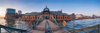panorama der fischauktionshalle in hamburg-altona