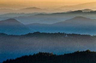 blick vom hochblauen über den südschwarzwald