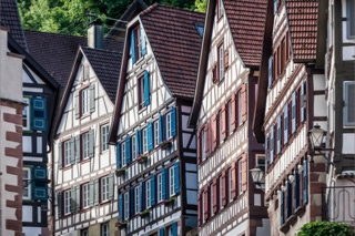 historische Fachwerkfassaden in Schiltach