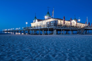 ahlbecker seebrücke auf usedom
