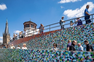 rheinuferpromenade in düsseldorf