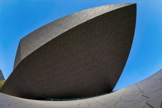 Architekturaufnahme des tiroler Festspielhaus in Erl