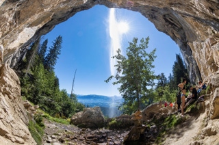 schleierwasserfall am wilden kaiser